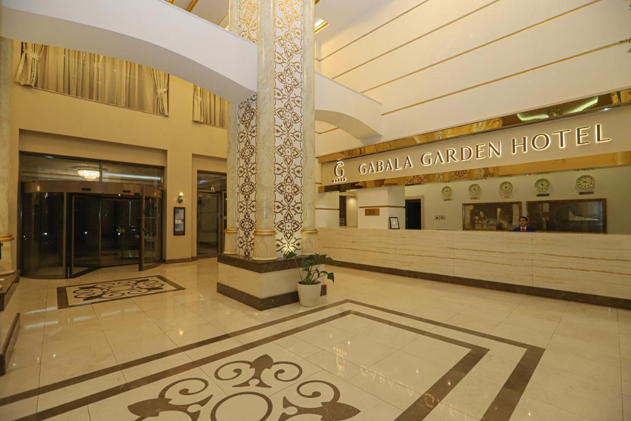 Gabala Garden Hotel Εξωτερικό φωτογραφία Lobby